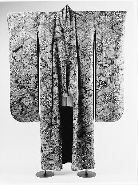 Tokuseu Hitome Sohshibori Hon Furisode, Takuo Itoh (Japanese, born 1947), Silk, Japanese