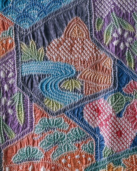 Tokuseu Hitome Sohshibori Hon Furisode, Takuo Itoh (Japanese, born 1947), Silk, Japanese