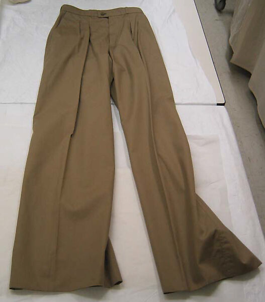 Suit, Yves Saint Laurent (French, founded 1961), cotton, French