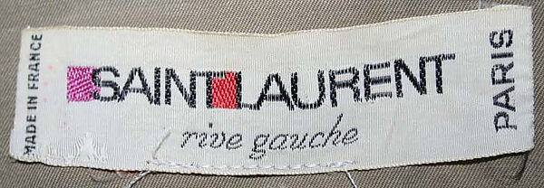 Suit, Yves Saint Laurent (French, founded 1961), cotton, French