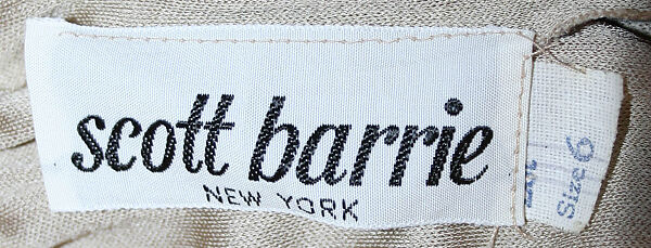 Cocktail ensemble, Scott Barrie (American, 1946–1993), rayon, American