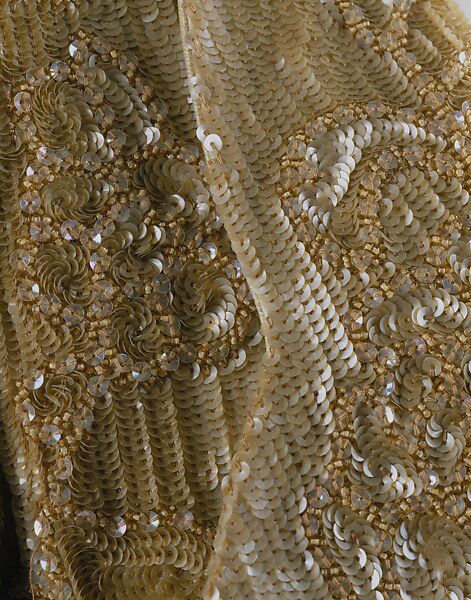 Evening ensemble, Giorgio Armani (Italian, founded 1974), synthetic fiber, silk, plastic, Italian