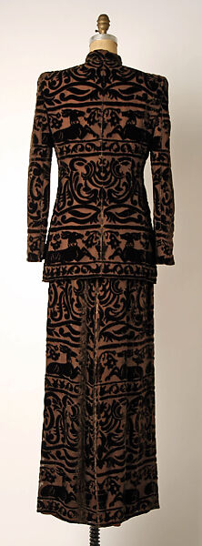 Evening suit, Giorgio Armani (Italian, founded 1974), silk, synthetic fiber, Italian