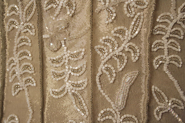 Evening dress, Giorgio Armani (Italian, founded 1974), synthetic fiber, metallic, glass, plastic, Italian