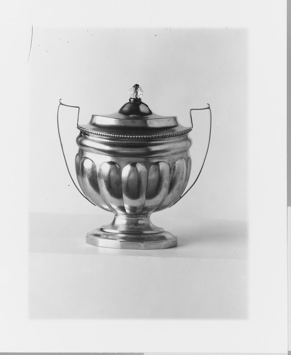 Sugar Bowl, John McMullin (1765–1843), Silver, American 