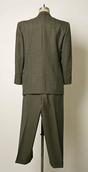 Suit, Giorgio Armani (Italian, founded 1974), wool, synthetic fiber, silk, Italian