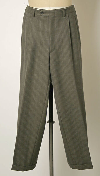 Suit, Giorgio Armani (Italian, founded 1974), wool, synthetic fiber, silk, Italian