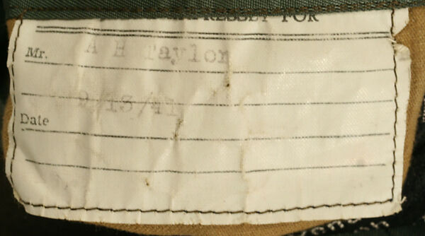 Military uniform, [no medium available], American
