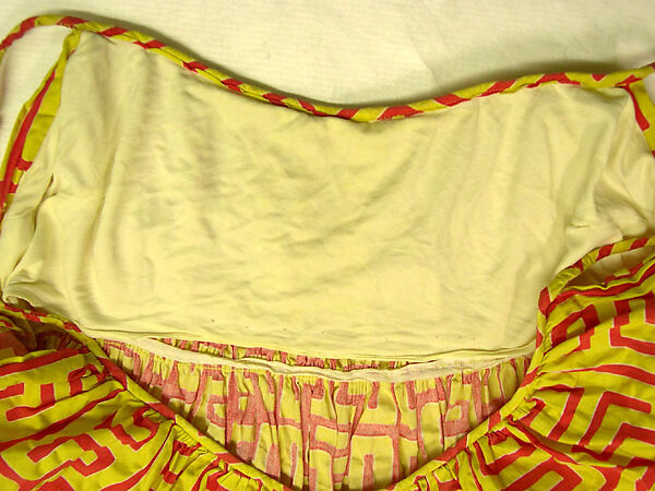 Bathing suit, Claire McCardell (American, 1905–1958), cotton, American