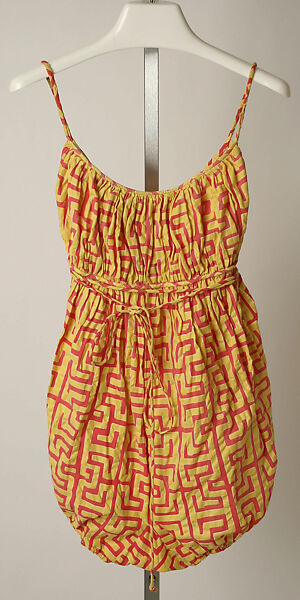 Bathing suit, Claire McCardell (American, 1905–1958), cotton, American