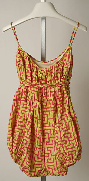 Bathing suit, Claire McCardell (American, 1905–1958), cotton, American