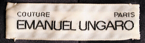 Evening coat, Emanuel Ungaro (French, 1933–2019), silk, French