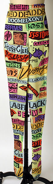 Stephen Sprouse, A Pair of Graffiti Leggings, 1988 (1988)