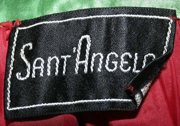 Evening ensemble, Giorgio di Sant'Angelo (American, born Italy, 1933–1989), synthetic fiber, silk, American