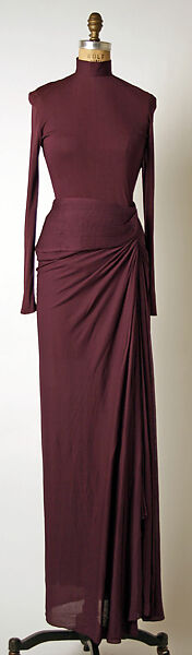 Evening ensemble, Madame Grès (Germaine Émilie Krebs) (French, Paris 1903–1993 Var region), silk, French 