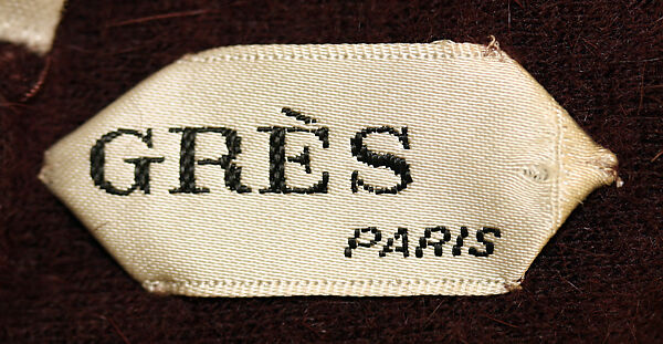 Cocktail tunic, Madame Grès (Germaine Émilie Krebs) (French, Paris 1903–1993 Var region), wool, French