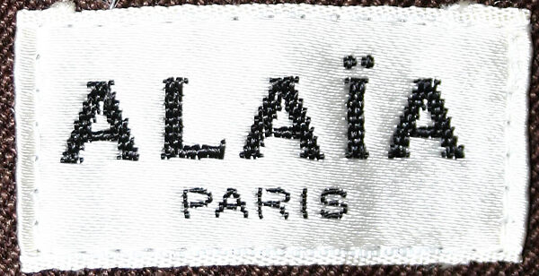 Suit, Azzedine Alaïa (French (born Tunisia), Tunis 1935–2017 Paris), (a, b) wool blend(c) wool(d) leather, French
