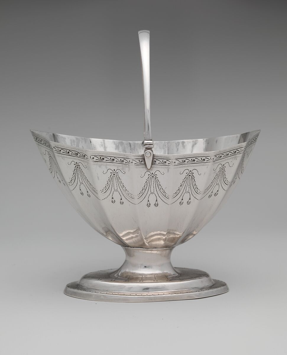 Sugar Basket, Paul Revere Jr. (American, Boston, Massachusetts 1734–1818 Boston, Massachusetts), Silver, American 
