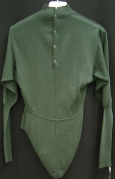 Ensemble, Azzedine Alaïa (French (born Tunisia), Tunis 1935–2017 Paris), (a - c) wool(d) leather, French