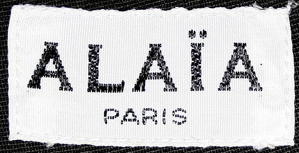 Ensemble, Azzedine Alaïa (French (born Tunisia), Tunis 1935–2017 Paris), (a - c) wool(d) leather, French