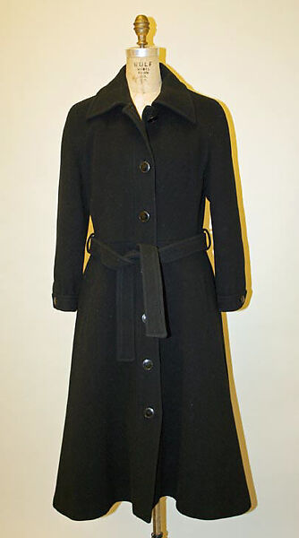 Coat, Calvin Klein, Inc. (American, founded 1968), wool, American 
