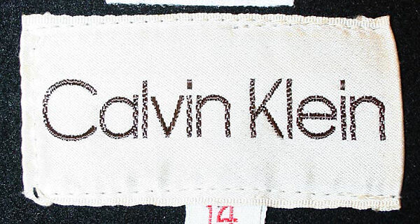 Coat, Calvin Klein, Inc. (American, founded 1968), wool, American