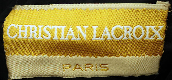 Colomba, Christian Lacroix (French, born 1951), silk, French