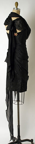 Evening dress, Emanuel Ungaro (French, 1933–2019), synthetic fiber, silk, French