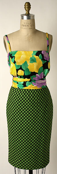 Suit, Emanuel Ungaro (French, 1933–2019), wood, silk, plastic, French