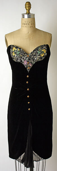 Evening ensemble, Emanuel Ungaro (French, 1933–2019), a) silk
b) silk, wool, French