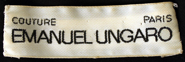 Cocktail dress, Emanuel Ungaro (French, 1933–2019), silk, French