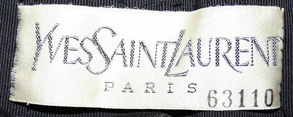 Evening dress, Yves Saint Laurent (French, founded 1961), silk, French