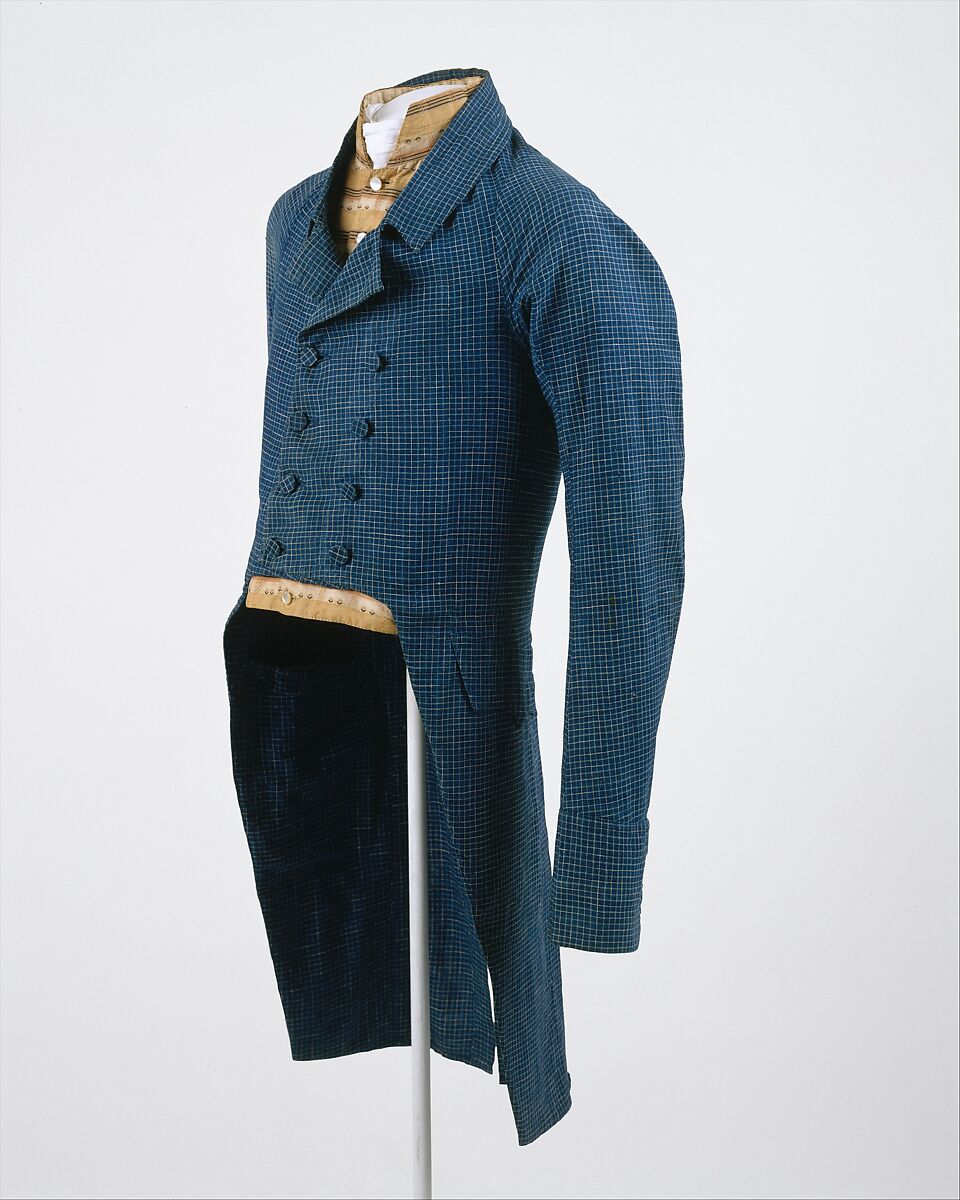 Coat, linen, American 