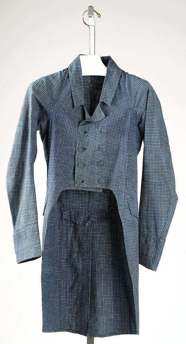 Coat, linen, American