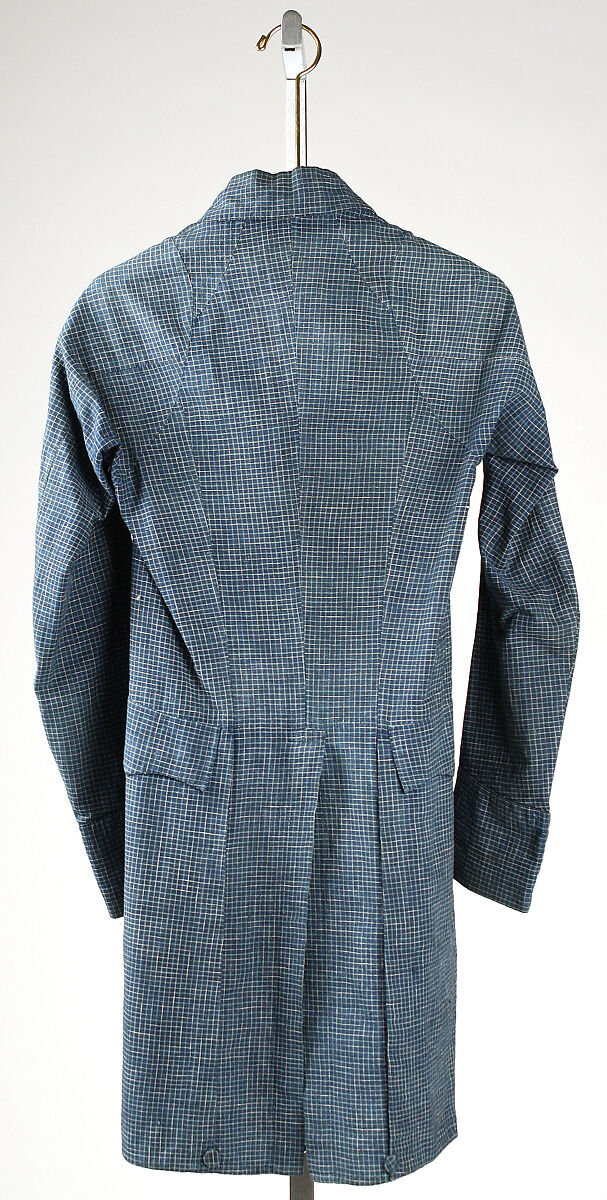 Coat, linen, American