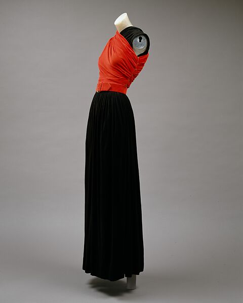 Evening dress, Claire McCardell (American, 1905–1958), silk (?), American