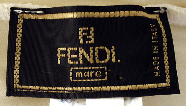 Bathing suit, Fendi (Italian, founded 1925), spandex, Italian