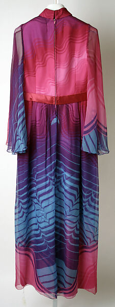 Evening dress, Hanae Mori (French, 1977–2004), silk, Japanese