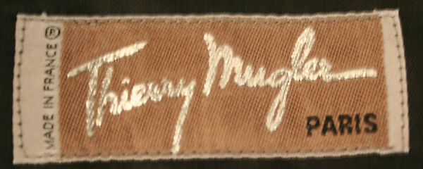 Jacket, Mugler (French, founded 1974), wool, French