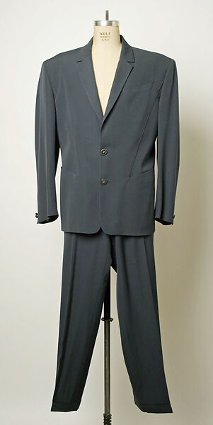 Suit, Mugler (French, founded 1974), wool, French 