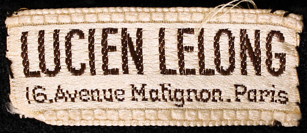 Evening dress, Lucien Lelong (French, 1889–1958), wool, French