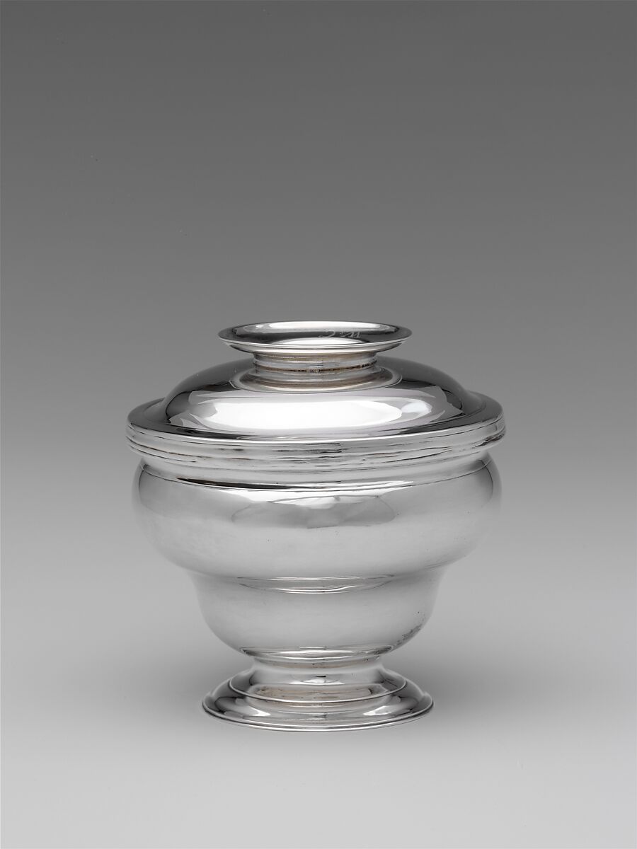 Sugar Bowl, Nicholas Roosevelt (1715–1769), Silver, American 