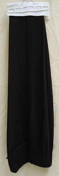 Suit, Yohji Yamamoto (Japanese, born Tokyo, 1943), wool, Japanese