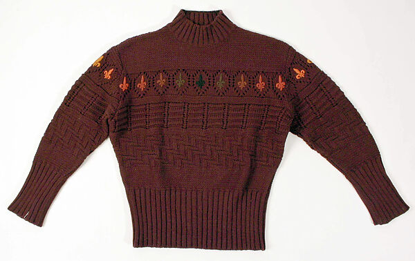 Sweater, Jean Paul Gaultier (French, born 1952), cotton, French 