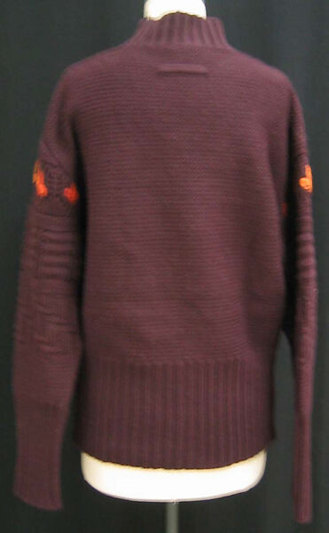 Sweater, Jean Paul Gaultier (French, born 1952), cotton, French