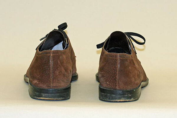 Shoes, Jean Paul Gaultier (French, born 1952), suede, French