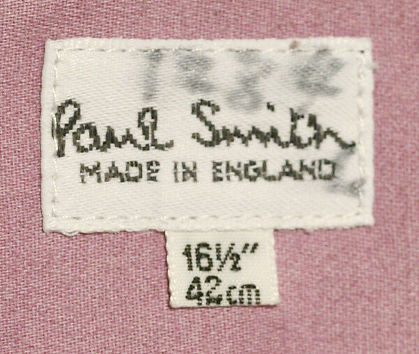 Shirt, Paul Smith (British, born 1946), cotton, British