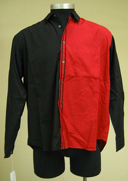 Shirt, Comme des Garçons (Japanese, founded 1969), cotton, Japanese