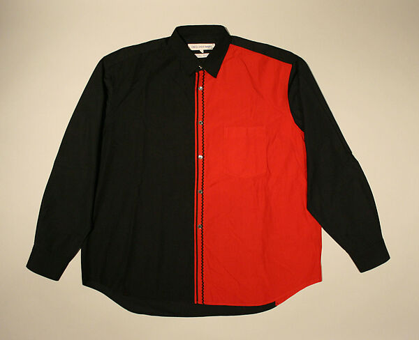 Shirt, Comme des Garçons (Japanese, founded 1969), cotton, Japanese 