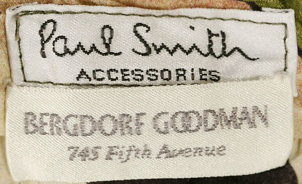 Bathing suit, Paul Smith (British, born 1946), cotton, British